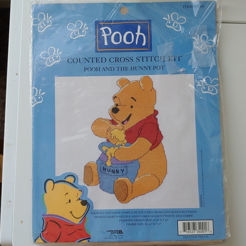 Disney Pooh Cross Stitch Kit